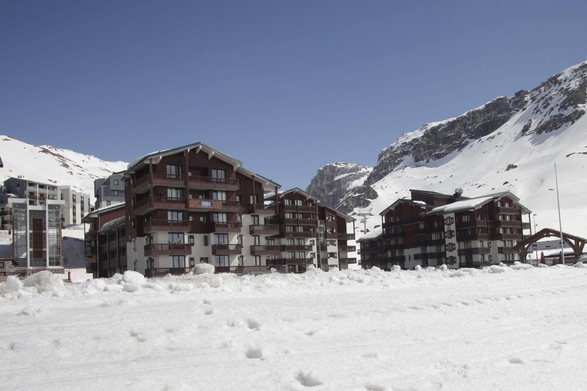 Residence Odalys Le Rond Point Des Pistes Тинь Экстерьер фото